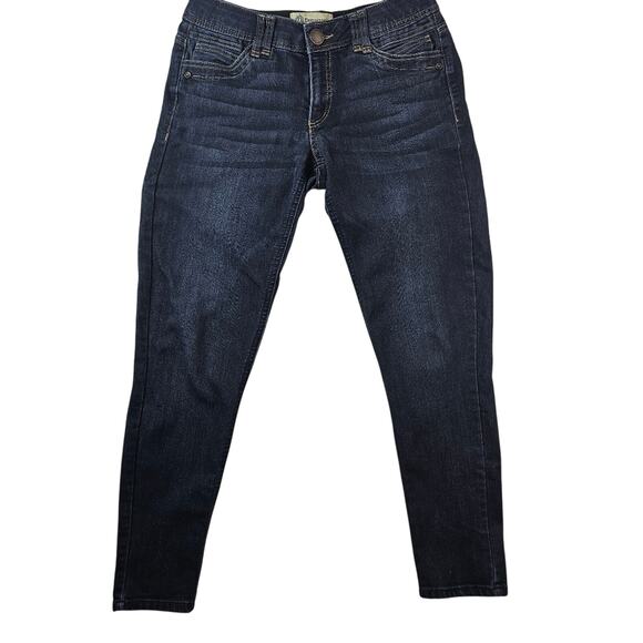 Democracy Jeans Women’s 4 Ab Technology Denim Skinny Stretch Dark Wash - Picture 1 of 11